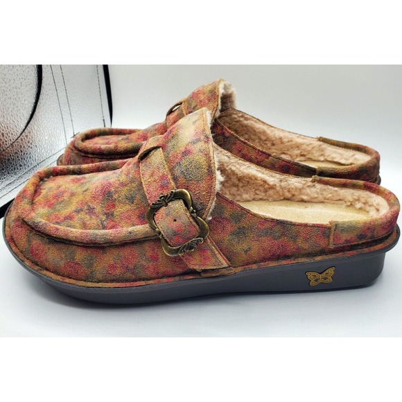 Alegria Women's Brigid Leather Slip-On Shoe - Cognac & Roses, 41M EUC - Picture 1 of 7